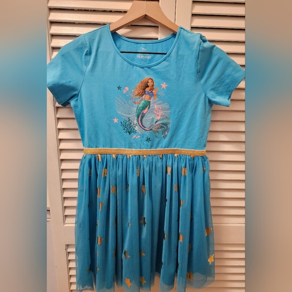 Disney Girls' The Little Mermaid Blue Tutu Dress - XL NWOT - Picture 1 of 5
